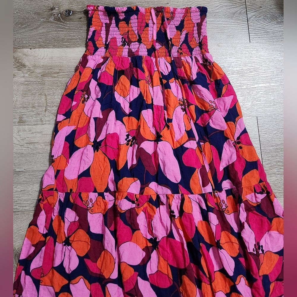 Anthropologie Abel the Label  Floral Tiered Midi Dress/Skirt Size S - Picture 3 of 5